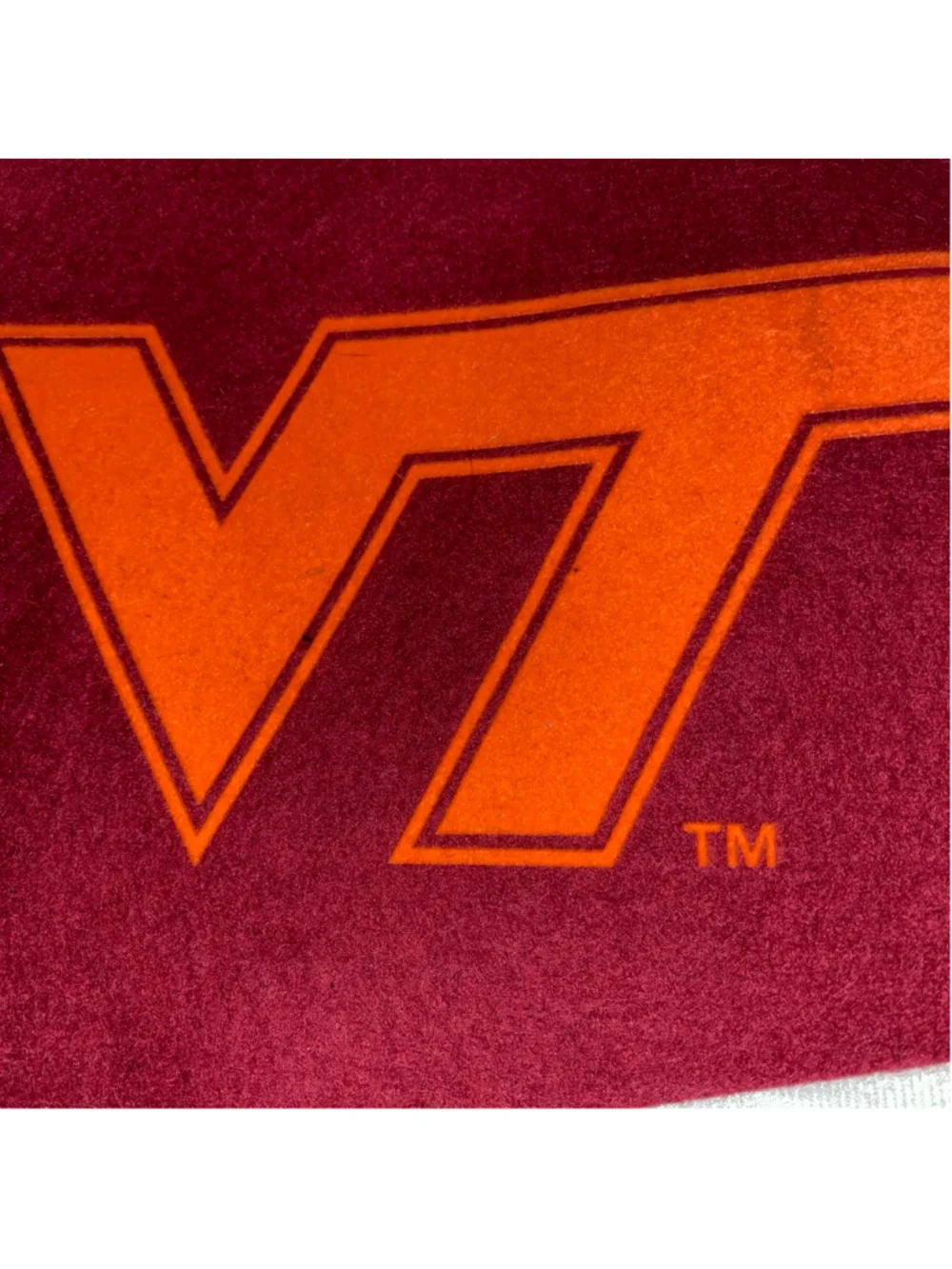 Jardine Virginia Tech Pennant Banner Maroon and Orange